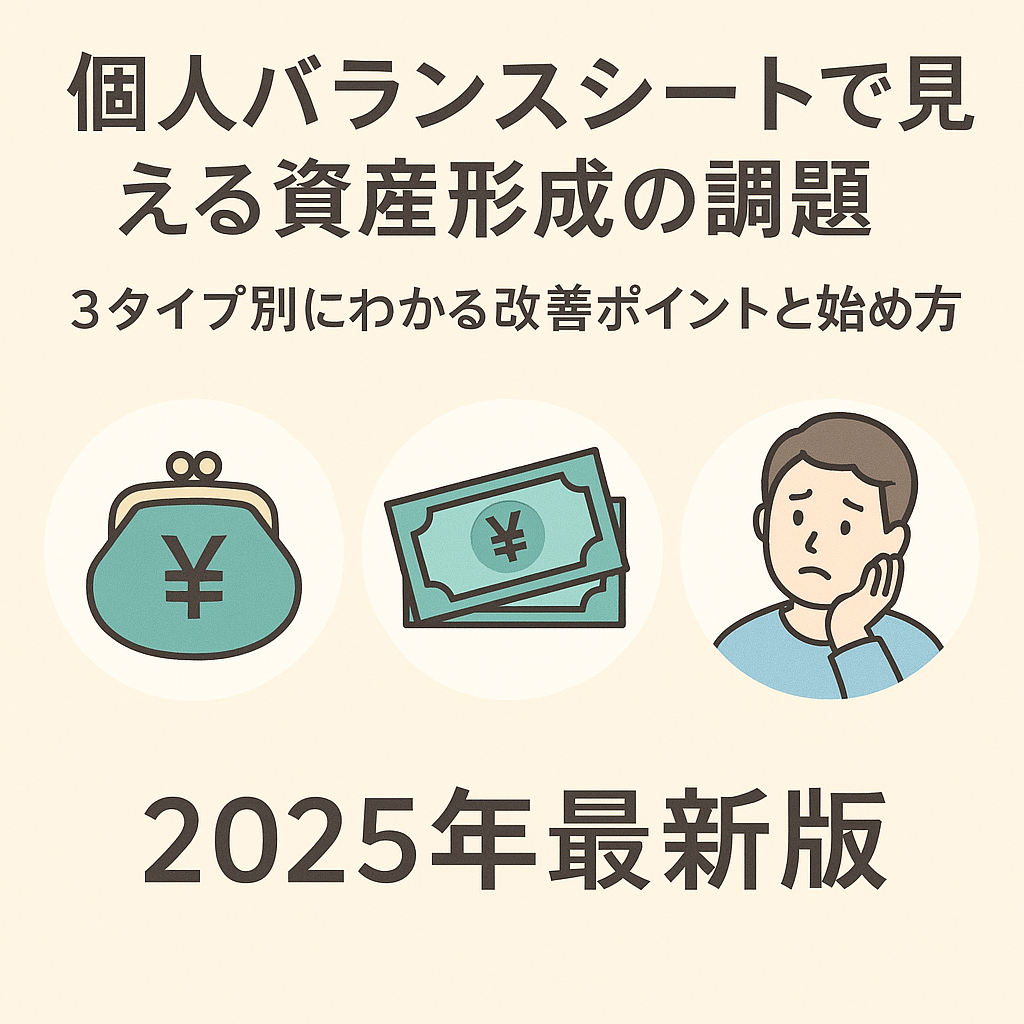 個人バランスシートで見える資産形成の課題｜3タイプ別にわかる改善ポイントと始め方【2025年最新版】