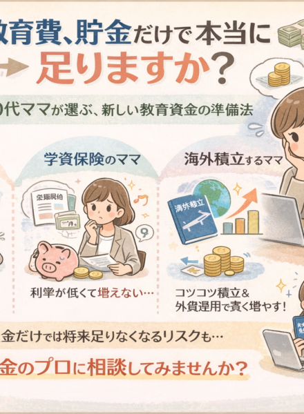 「教育費、貯金だけで本当に足りますか？」働く30代ママが選ぶ、新しい教育資金の準備法
