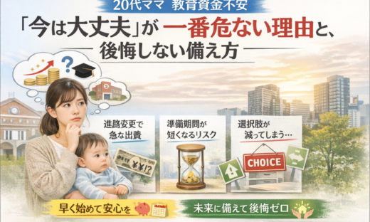 20代ママ 教育資金不安｜「今は大丈夫」が一番危ない理由と、後悔しない備え方