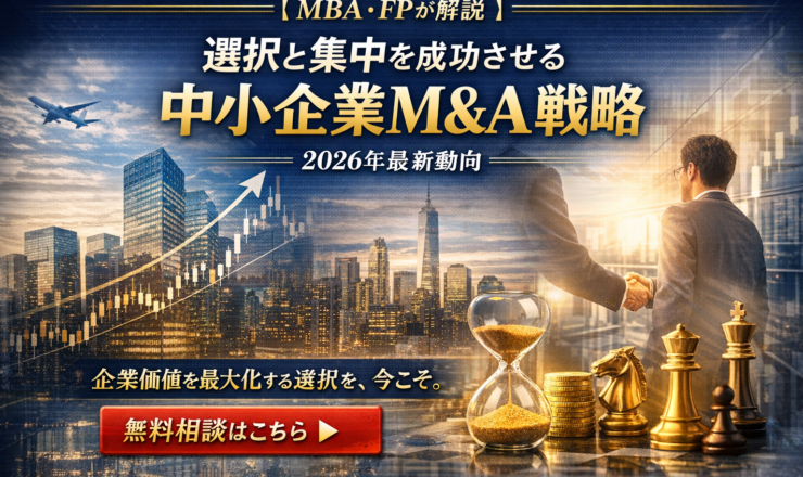 【MBA・FPが解説】選択と集中を成功させる中小企業 M&A戦略｜2026年最新動向
