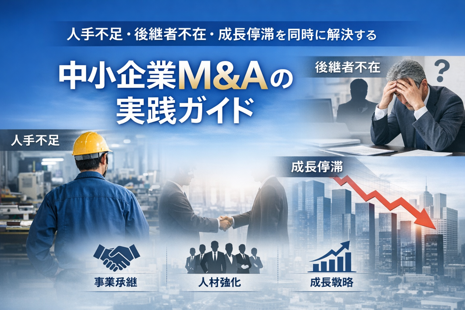 人手不足・後継者不在・成長停滞を同時に解決する中小企業M&Aの実践ガイド～2026