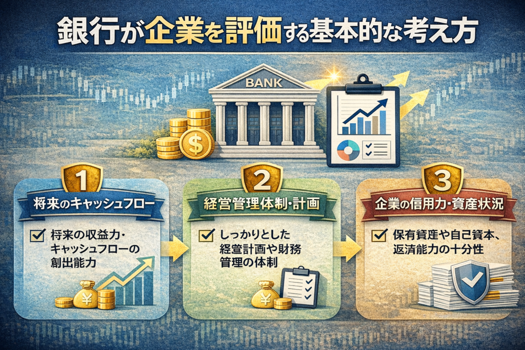 銀行が企業を評価する基本的な考え方