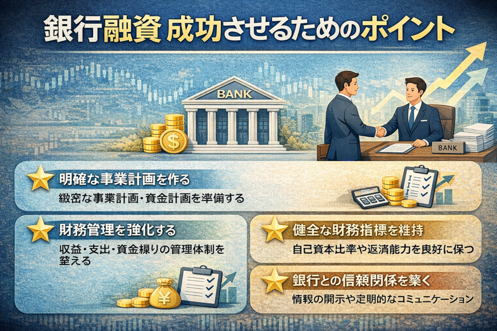 銀行融資 成功させるためのポイント