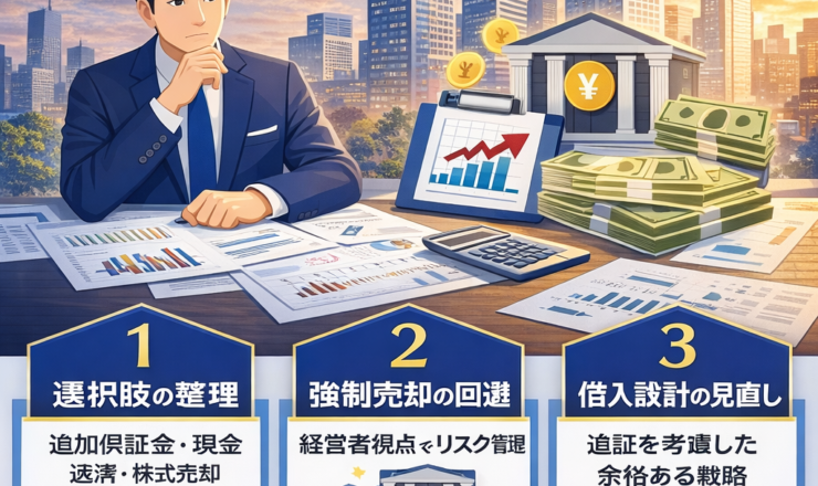 証券担保ローン 追証が発生した場合の対応策｜強制売却を防ぐ経営者視点のリスク管理：2026