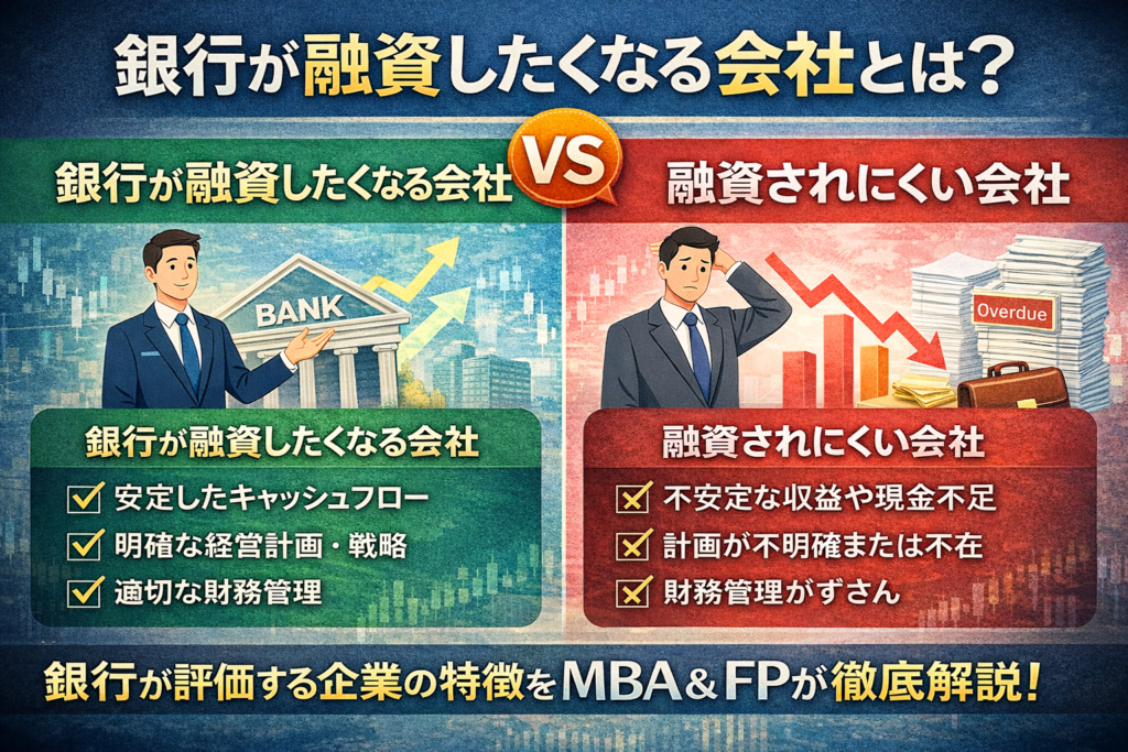 銀行が融資したくなる会社とは