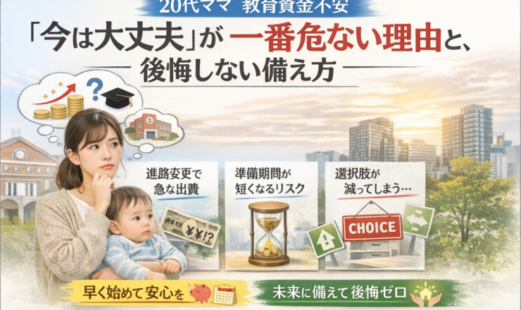 20代ママ 教育資金不安｜「今は大丈夫」が一番危ない理由と、後悔しない備え方
