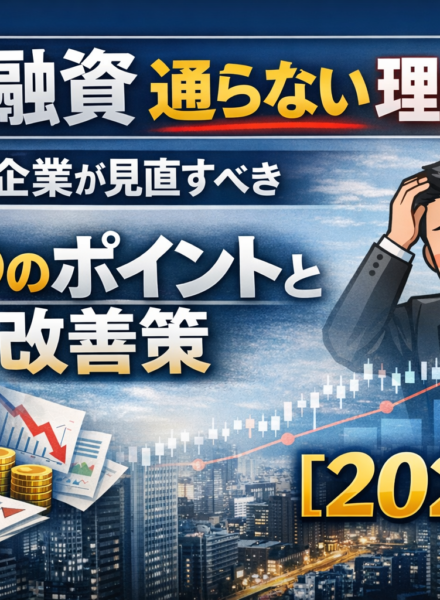 銀行融資 通らない 理由とは？中小企業が見直すべき5つのポイントと改善策【2026】