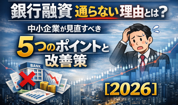 銀行融資 通らない 理由とは？中小企業が見直すべき5つのポイントと改善策【2026】